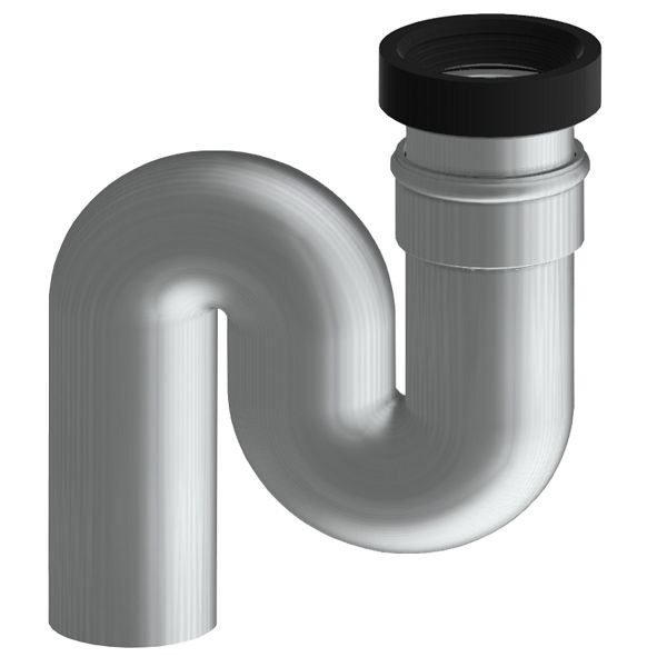 KWC Siphon, Campus, Kunststoff, Abgang senkrecht, DN100, 2000102733