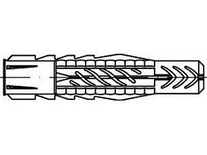 ART 88520 FISCHER-Universaldübel Kunststoff UX 5 x 30 R VE=S (100 Stück)