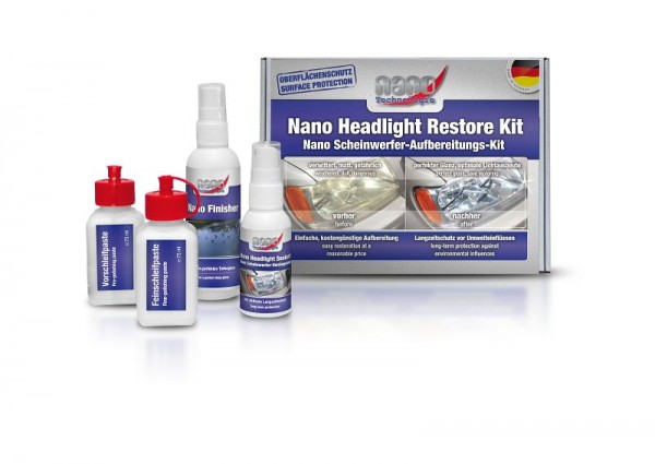 Bluechem Nano Scheinwerfer-Aufbereitungs Kit, VE: 8 Stück, 21182