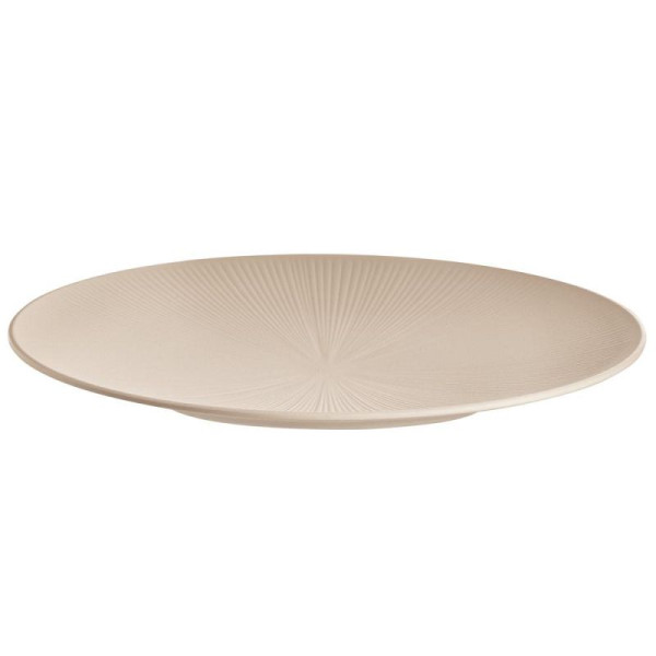 APS Teller NERO, Melamin, Ø 42 cm, sand, 85423, 4004133854239