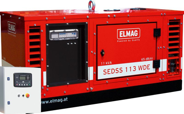 ELMAG Notstrom-Komplettpaket SEDSS 183WDE-ASS, DIESEL-Stromerzeuger mit KUBOTA D1105 Motor, 00547