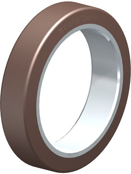 Blickle BB 415x90/305 Bandage / Reifen aus Blickle Besthane®, Braun, 755747