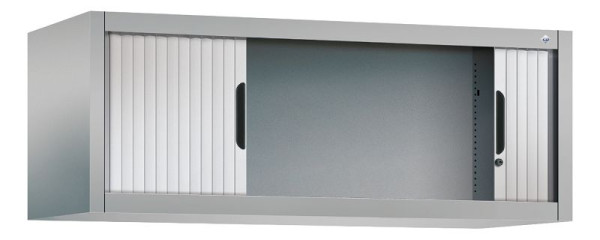 C+P Rollladenschrank Omnispace, H450xB1200xT420mm, Farbe: Weißaluminium, Griffmulde, 3263-00 S10039