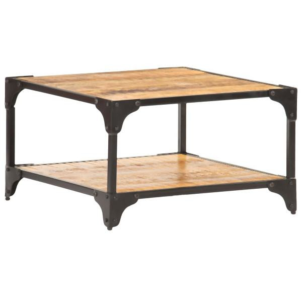 vidaXL Couchtisch 60x60x35 cm Massivholz Mango, 321794, 8720286069349