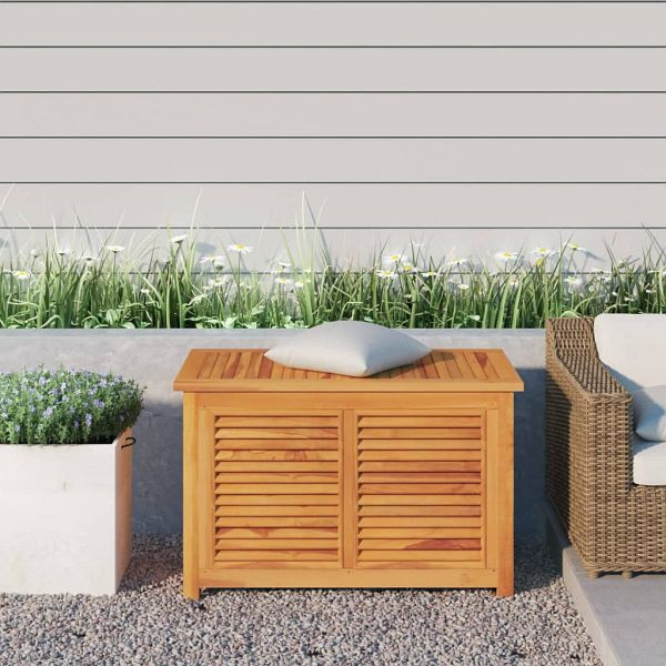 vidaXL Gartenbox mit Beutel 90x50x58 cm Massivholz Teak, 363270