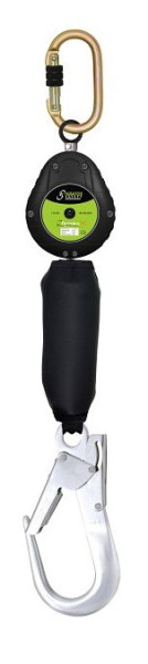 Funcke Höhensicherungsgerät HSG Typ FA205, Kunstsoff-Gehäuse /Gurtband 2 m, mit Alu-Karabiner, 60020190