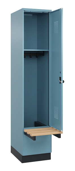 C+P Spind Evolo PLUS, 1 Abteile, 1950x400x815mm, 0010/0010, Drehriegel, 049040-12 S10021