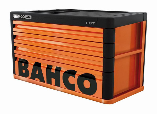 Bahco Premium Werkstattwagen-Aufsatz mit 4 Schubladen, orange, 1487K4