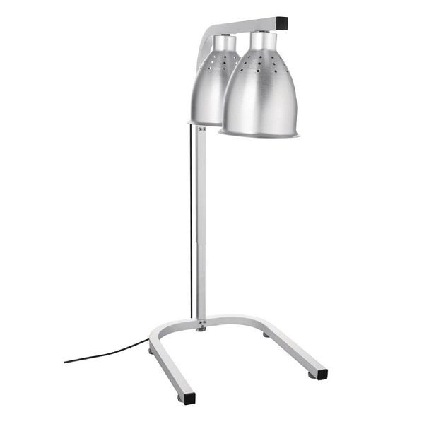 Buffalo Infrarot Wärmebrücke 2 Lampen, 2x 250 W, passend für GN 1/1 Behälter, DF626