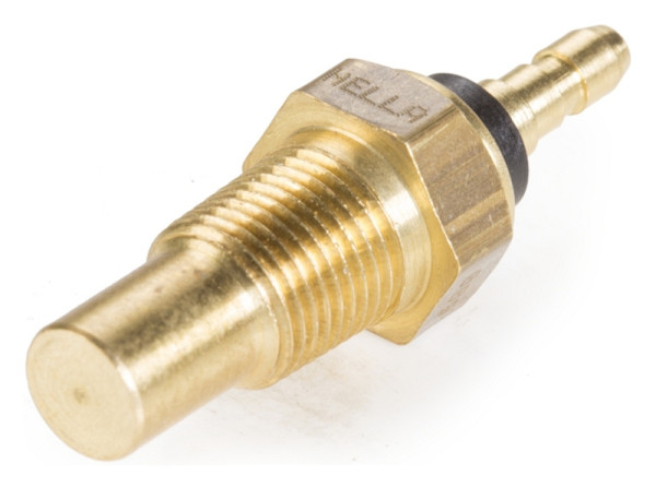 HELLA Sensor, Kühlmitteltemperatur, 12V, 1-polig, geschraubt/Steckanschluss, 6PT 009 107-641