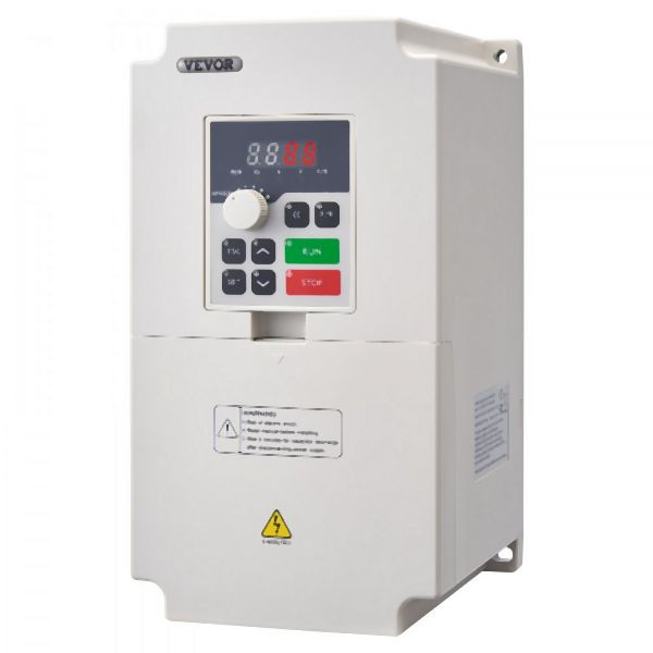 VEVOR Frequenzumrichter Inverter 7,5PS 1/3 Phasen 220V auf 3 Phasen AC 0-220V, BPQDQ55KW220ZHB9JV7