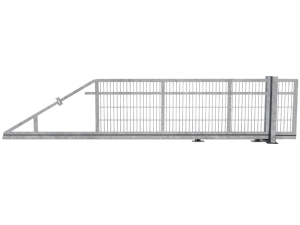 FA-Bausysteme Schiebetor Verzinkt Breite: 3000 mm Höhe: 1800 mm Richtung: Rechts Antrieb: Manuell, 62410