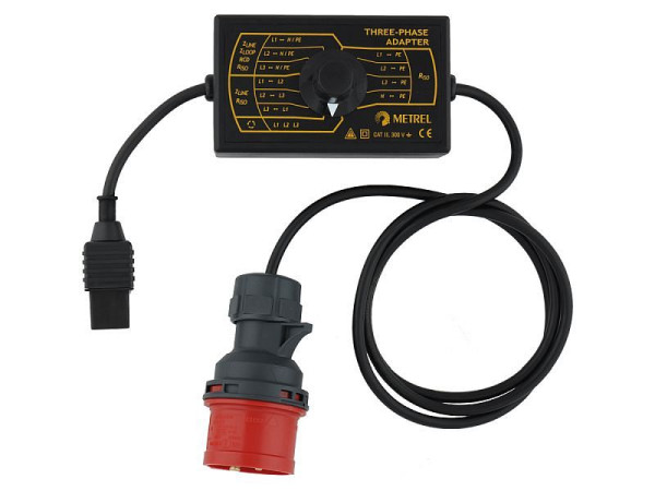 Metrel Dreiphasen-Adapter mit Wahlschalter, A 1111, 20990511