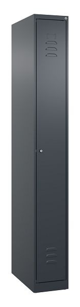 C+P Umkleidespind Classic PLUS, 1850x250x500mm, 7016/7016, Zylinderschloss, 080000-19 S10027