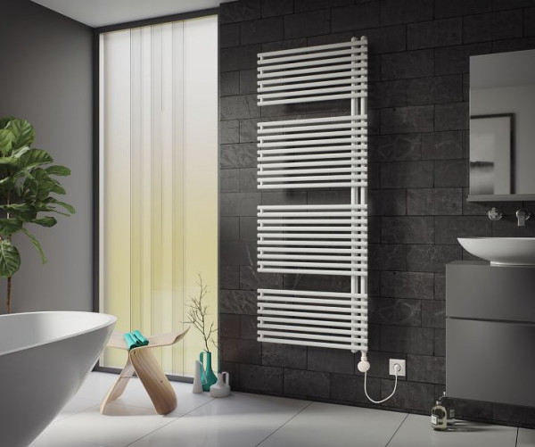 Ximax Elektrischer Handtuchwärmer Helene 1789 mm x 600 mm 900 Watt Typ 5 Weiß RAL 9003, 12798