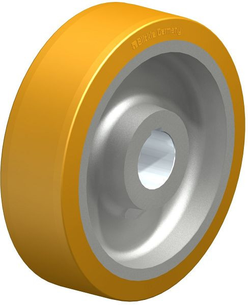 Blickle GTHN 504/100H7 Rad aus Blickle Extrathane®, Hellbraun, 754425