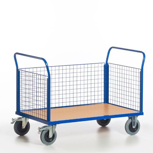 Rollcart Gitter-Dreiwandwagen (1020x500), Tragkraft: 500 kg, 02-6095