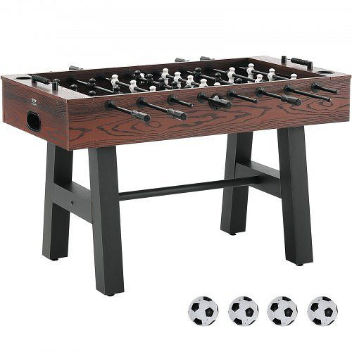 VEVOR Kickertisch, in Standardgröße, für Zuhause, Familie und Spielzimmer, Fußball mit, inklusive 4 Bällen und 2 Getränkehaltern, ZZKZQZJHBJCTVROACV0