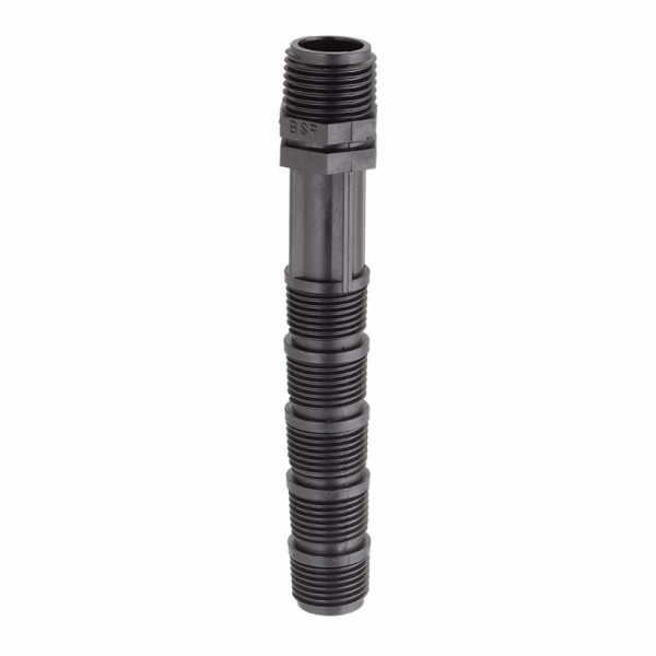 Claber Doppelnippel mit Reduzierung 3/4"x1/2", kürzbar Verlängerung mit Gewinde, VE: 50 Stück, CL907210000