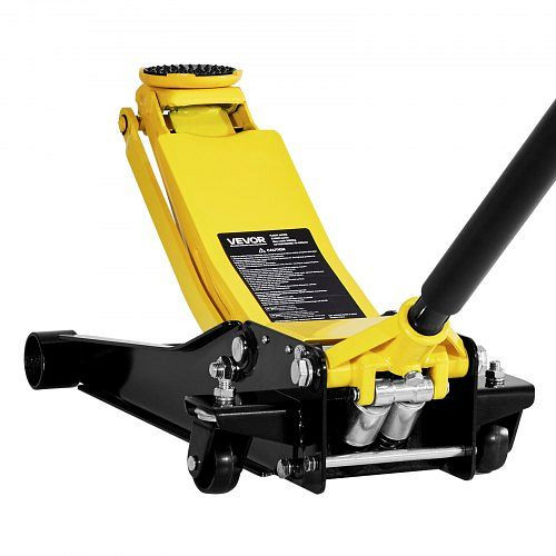 VEVOR Rangierwagenheber 2t, niedriges Profil, Doppelkolben-Schnellhubpumpe, 75-505mm Hubbereich, für Sport- und Limousinen, WSQJDTZ2TDDLTSFLY001V0