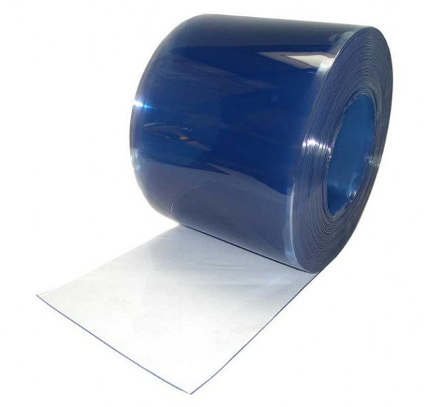 SINOtec TransTac Lamellenstreifen, Rollenware PVC, 300 x 2 mm, L 50 m, glasklar T0 DIN 4102/DIN 53382, Klasse B2, VE: 50 lfm, 10000434