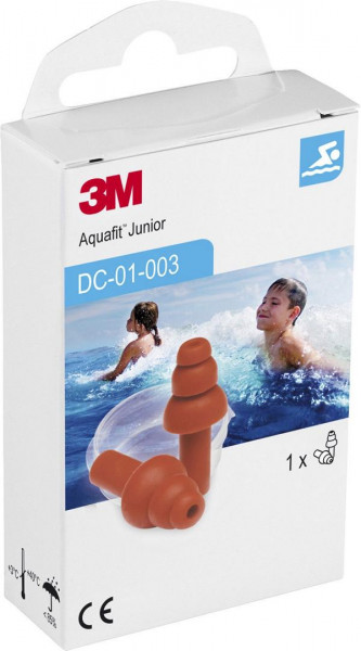 3M E-A-R AquaFit Schwimm-Gehörschutzstöpsel, Junior, VE: 12 Paar, 7000103775