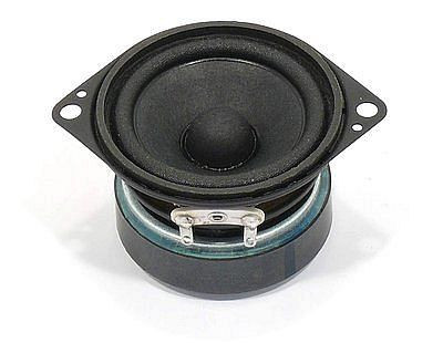 Visaton Breitbandlautsprecher mit schwarzem Korb und zwei Befestigungslaschen FRS 5 X - 8 Ohm, 2235