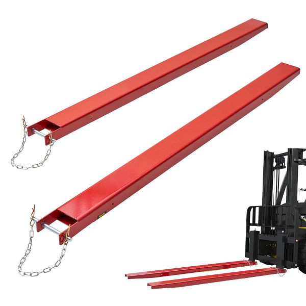 VEVOR 2er-Set Gabelverlängerungen 1840 mm 1,815 Tonnen Tragfähigkeit Q235 Kohlenstoffstahl einteiliges Design Kompatibel mit 106 mm, JZHCTCXS72INS02AQV0