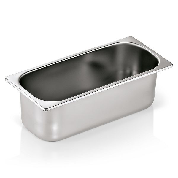 WAS Eisbehälter, 5,0 Liter, 36 x 16,5 x 12 cm, Chromnickelstahl, 2138500