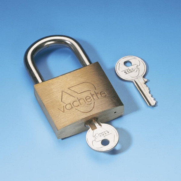 Deskin Vorhängeschloss für Drehriegelverschluss, mit 2 Schlüsseln, 105099