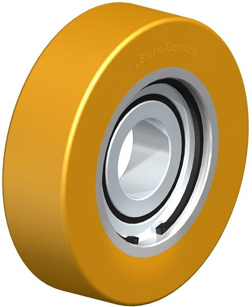 Blickle FSTH 90x25/25-15K Rad aus Blickle Extrathane®, Hellbraun, 464008