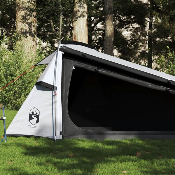 vidaXL Tunnel-Campingzelt 2 Personen Weiß Dunkel Wasserdicht, 94615