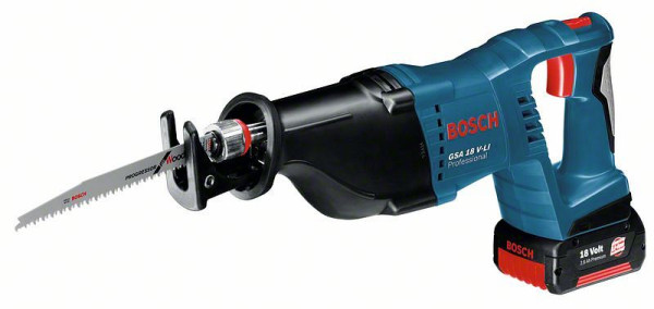 Bosch Akku-Säbelsäge GSA 18 V-LI, Solo Version, 060164J000