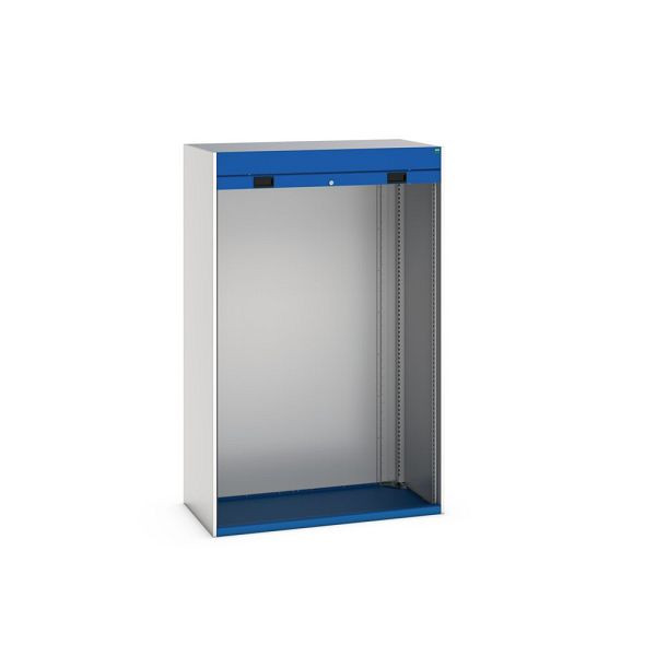 bott cubio Rollladenschrank, BxTxH: 1300x650x2000mm, RAL 7035/5010, Enzianblau, 40201008.11V