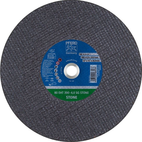 Pferd Trennscheibe 80 EHT 300-4,0 SG STONE/20,0, VE: 20 Stück, 61629320