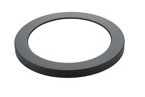DOTLUX Zierring für UNISIZEplus 18W schwarz matt, 4449-2