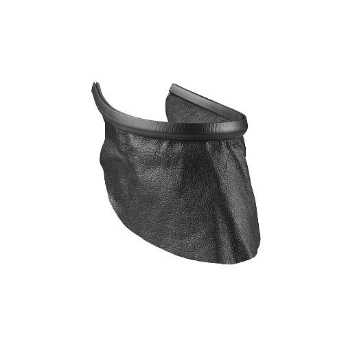 Optrel Brustschutz aus Leder / lang - schwarz, 4028.029, 9004853572128