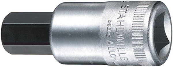 STAHLWILLE 12,5 mm (1/2") INHEX-Einsatz Nr.54 4 mm Länge 60 mm, 03050004
