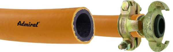 Admiral Admi®Press Gummi-Pressluftschlauch gelb 19 x 6,0 mm / 20 m, 1501f-019-20