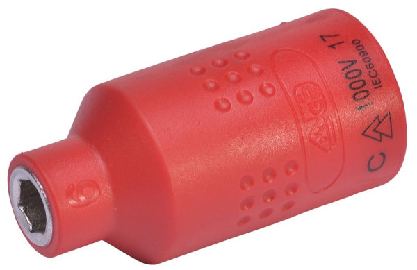 SW-Stahl Steckschlüsseleinsatz, 3/8", 6 mm, VDE, 05520L-6