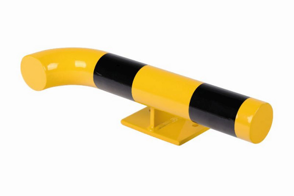 CRASH STOP Eckmodul für Wandschutz Ø76 links innen, L 500 mm, beschichtet, 80-500WLI-