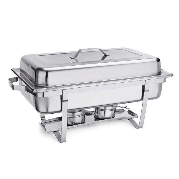 WAS Chafing Dish GN 1/1, 63 x 35 x 33 cm, Edelstahl, 1460311
