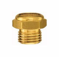 Riegler Schalldämpfer aus Sinterbronce, flache Ausführung, mit Außengewinde, Serie 569, 101471