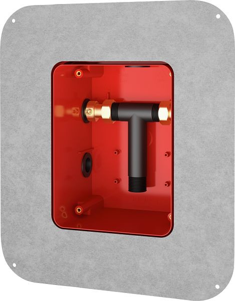 KWC Rohbauset, F5, Systembox R5, waschen, Warm- und Kaltwasser, Klebeflansch, 2030028992