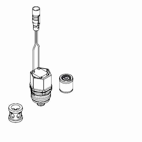 KWC Set TD, A3000open, für Duschpaneel F5 mit Thermostat, 24 VDC, 2030063990