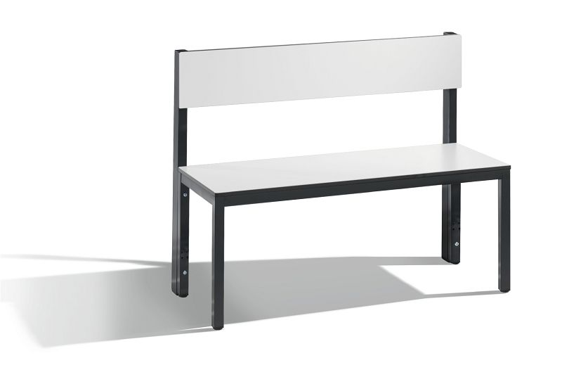 C+P Sitzbank mit Rückenlehne Basic Plus H796xB1000xT407mm 8060300