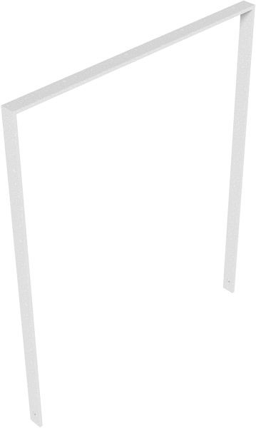 Schake Anlehnbügel aus Flachstahl 50 x 12 mm, ohne Querholm, Gesamtbreite: 1000 mm, feuerverzinkt, 450_100