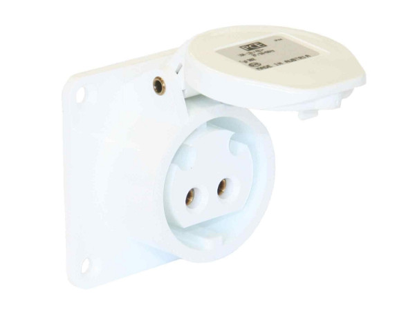 GIFAS Kunststoff CEE-Einbausteckdose, 42 V, 32 A, 262216