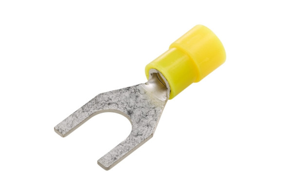 HELLA Leitungsverbinder, gelb, von: 4.0mm², bis: 6.0mm², Gabelverbinder, Bohrung-Ø: 8.4mm, 8KW 178 045-222