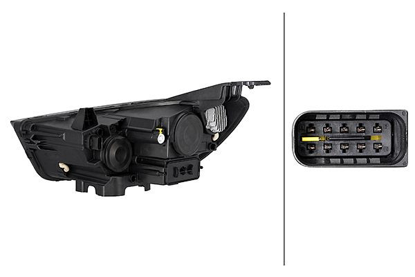 HELLA Hybrid-Hauptscheinwerfer, für u.a. OPEL GRANDLAND / GRANDLAND X (A18, P1UO), ECE, für Rechtsverkehr, links, 1EG 354 862-011